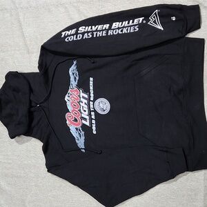 Vintage Y2K Coors Light Badger Sport Pullover Hoodie - Size Medium